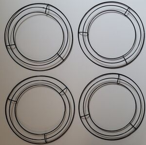 4 Metal Wreath Forms 8 Inch Round Wire Frame for DIY Crafts And Wreath Making